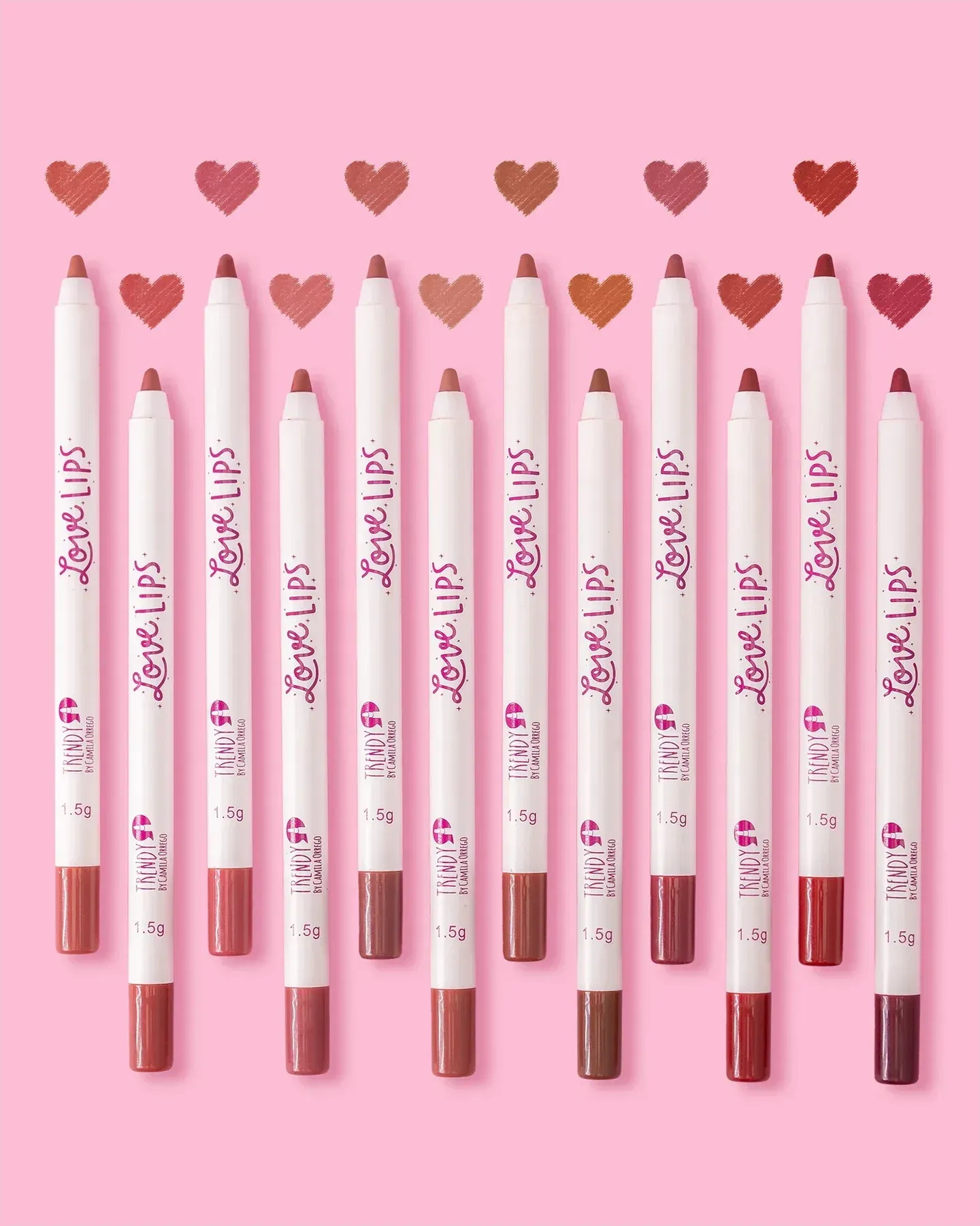 DELINEADOR DE LABIOS TRENDY LOVE LIPS INDIVIDUAL