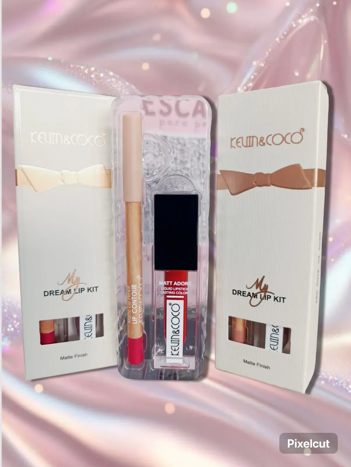 lip combo de labios delineador y labial mate
