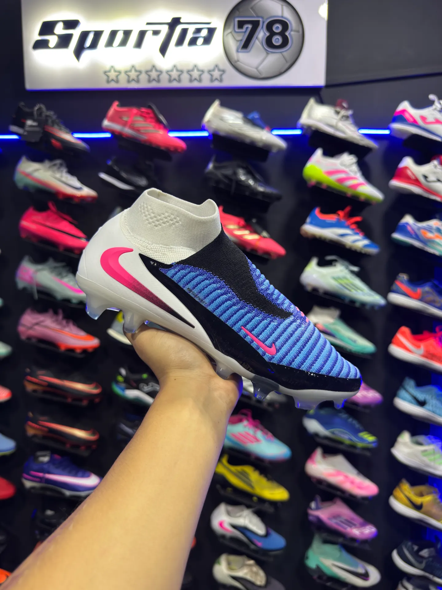 Phamton Gx6 CA / Azul-Blanco-Fucsia
