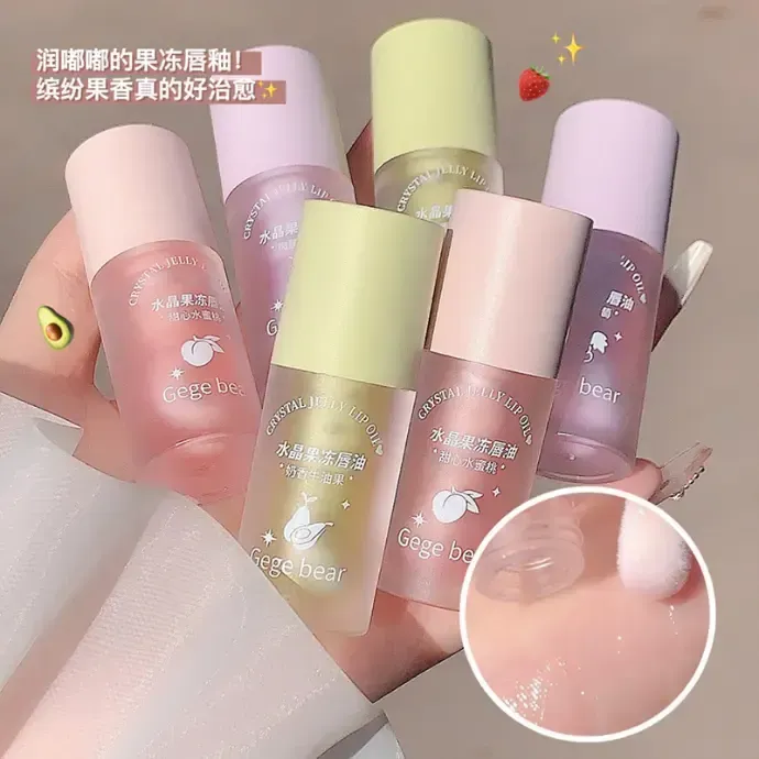 Crystal Jelly Lip Oil Gege Bear