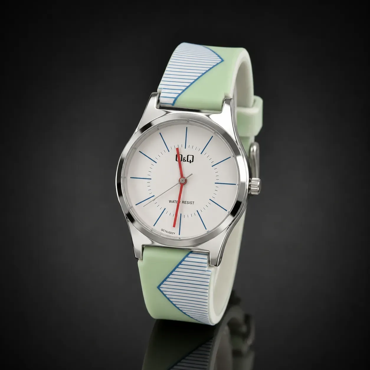 Reloj Q&Q Análogo para Dama | Elegancia con un Toque de Color