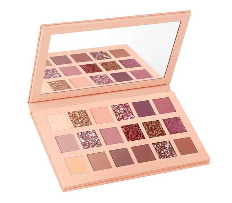 Paleta de sombras nude x 18 tonos