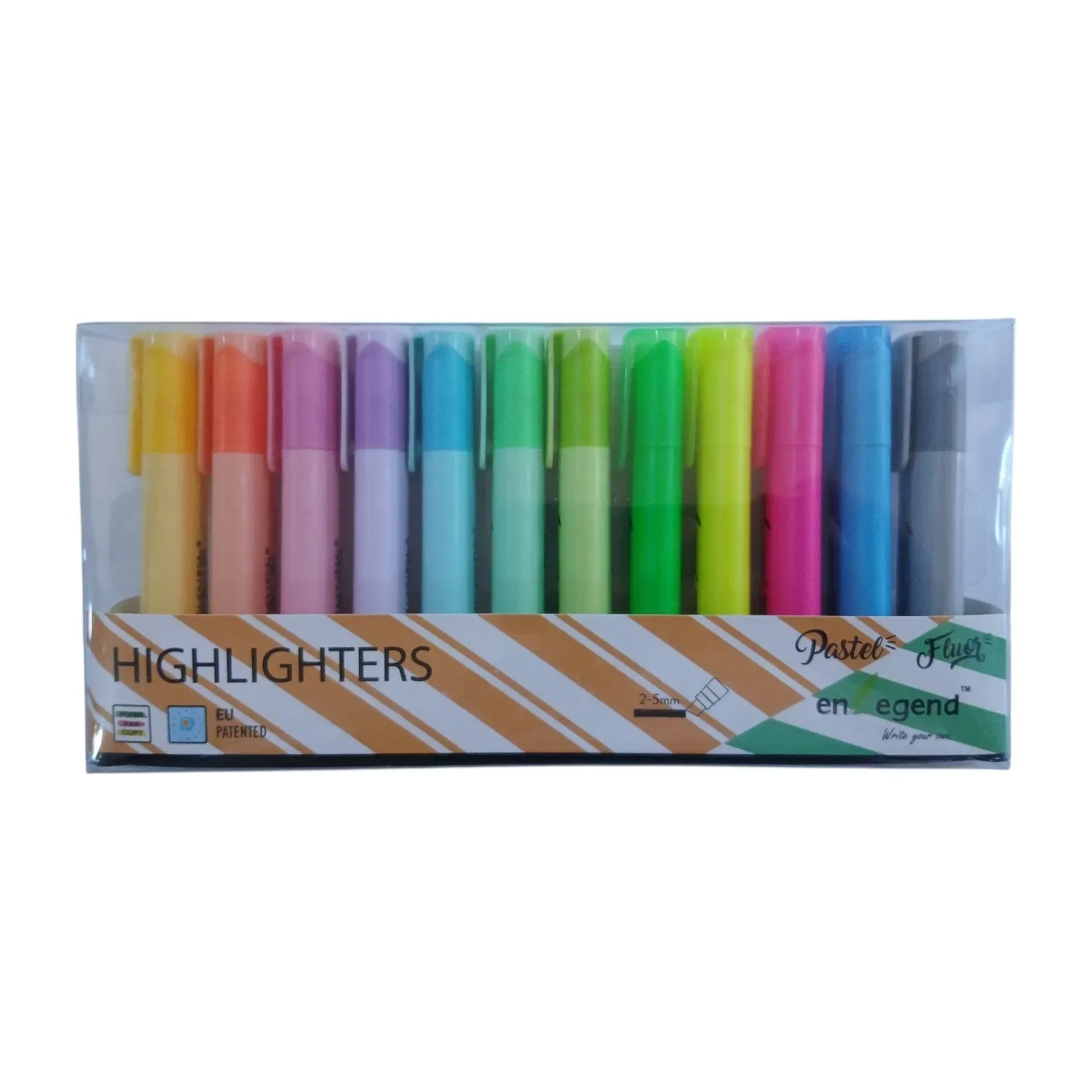 Resaltadores pastel/neón 12 pcs