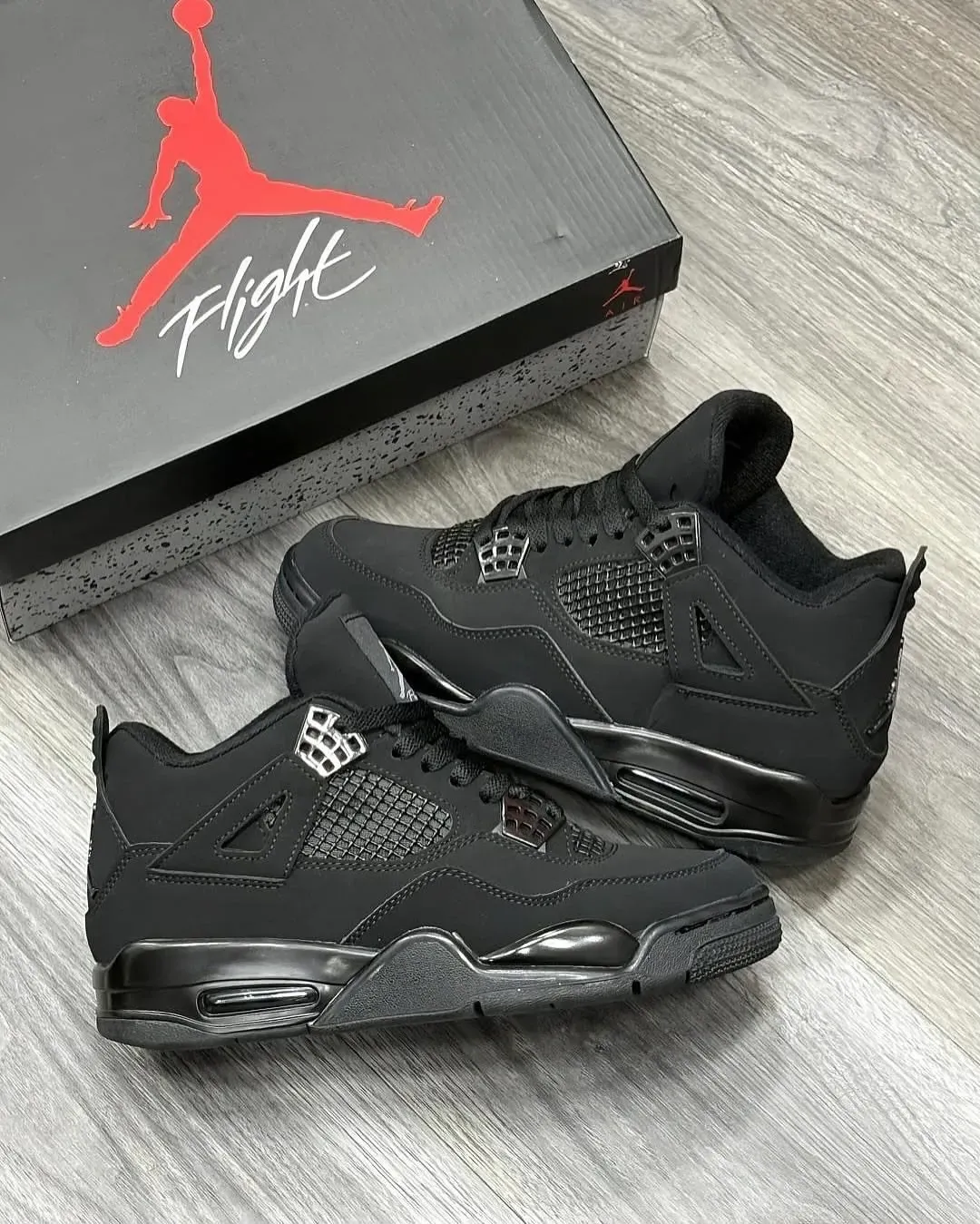 RETRO 4 ALL BLACK MEN