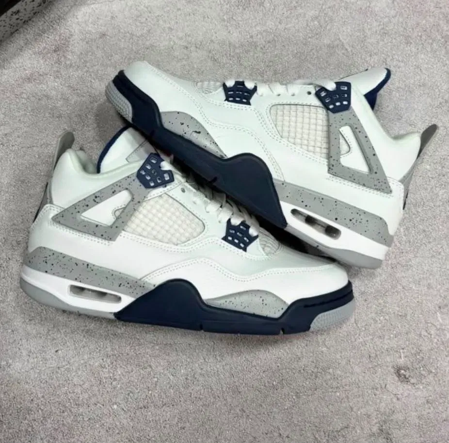 RETRO 4 WHITE BLUE MEN