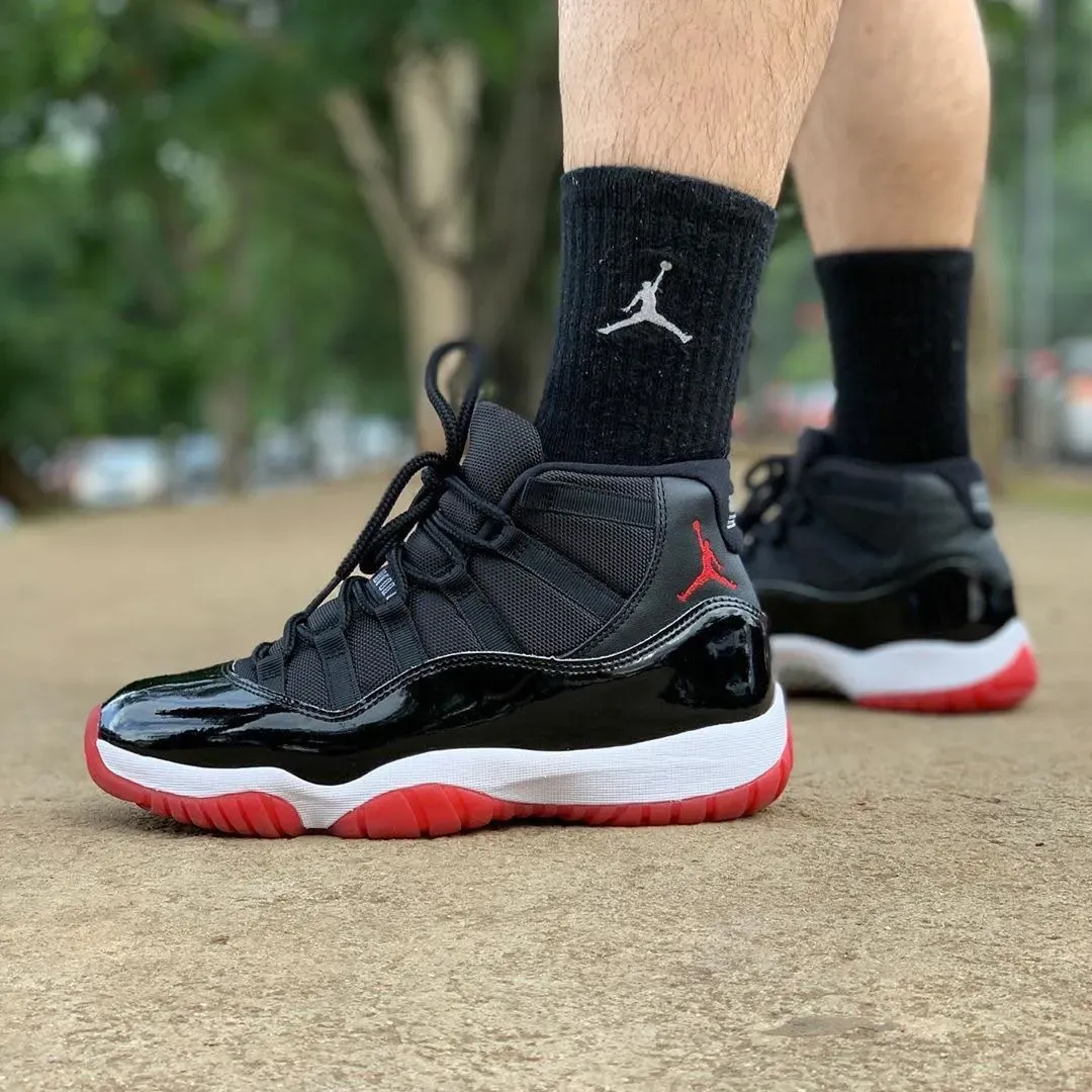 JORDAN RETRO 11 BLACK RED MEN