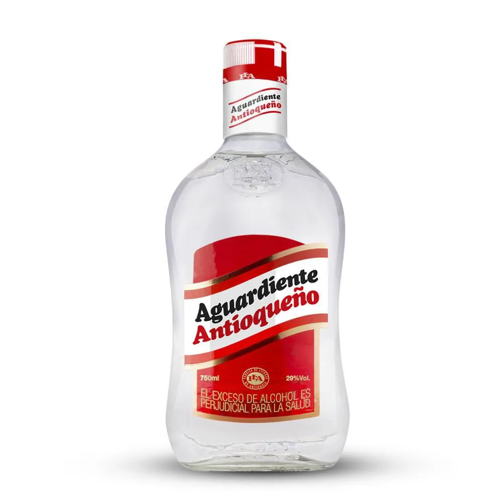 Botella antioqueño rojo 750ml