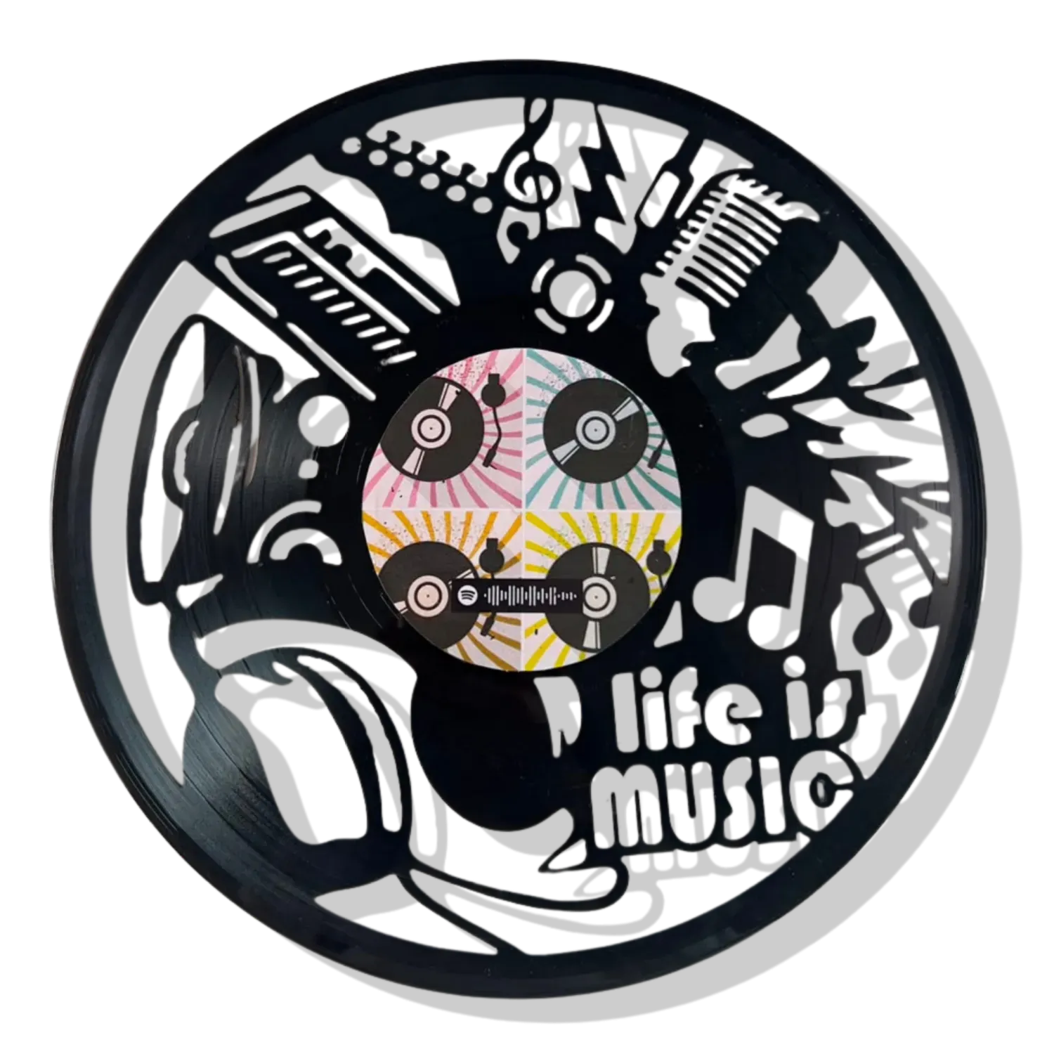 Disco Decorativo Life is Music