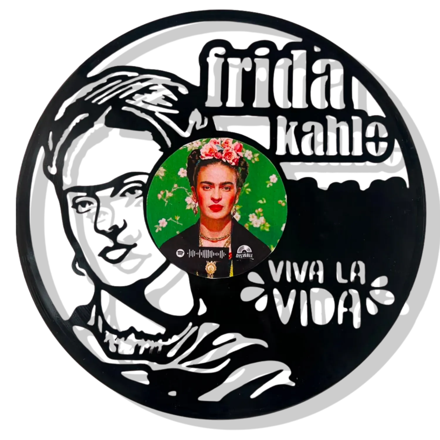 Disco Decorativo Frida Kahlo