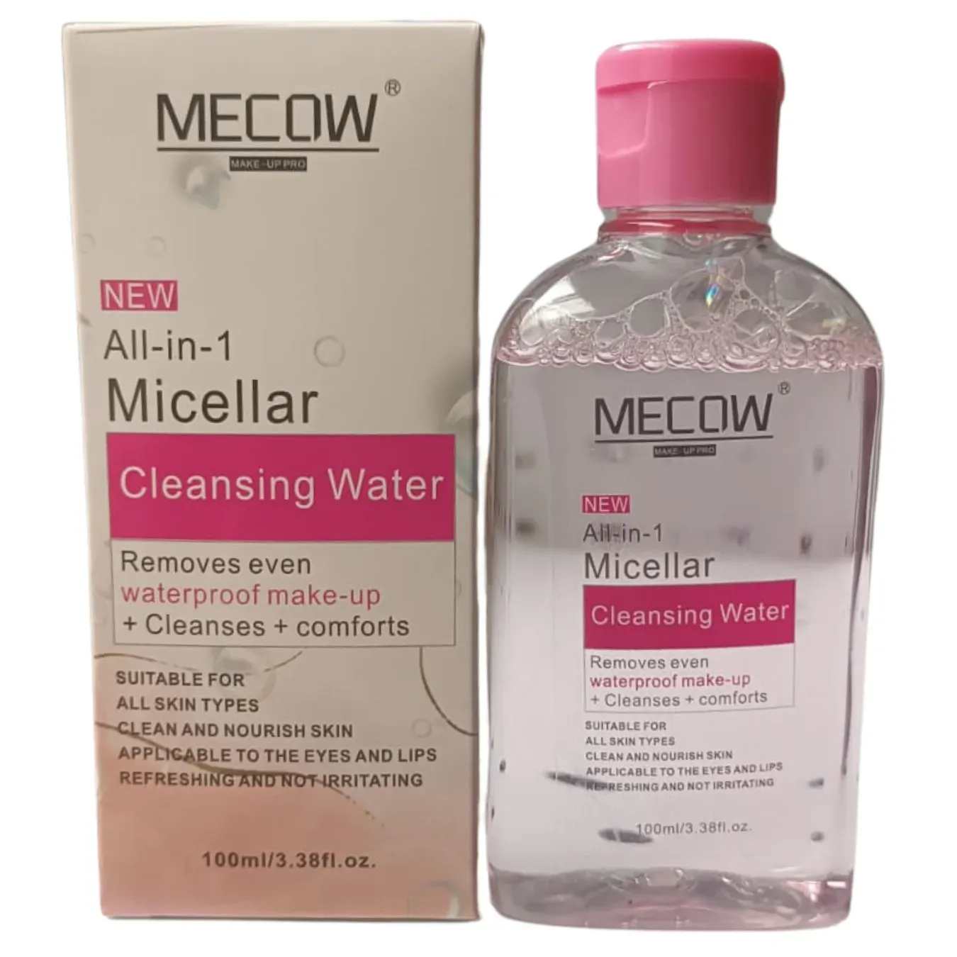 Agua Micelar Todo en Uno Desmaquillante Removedor