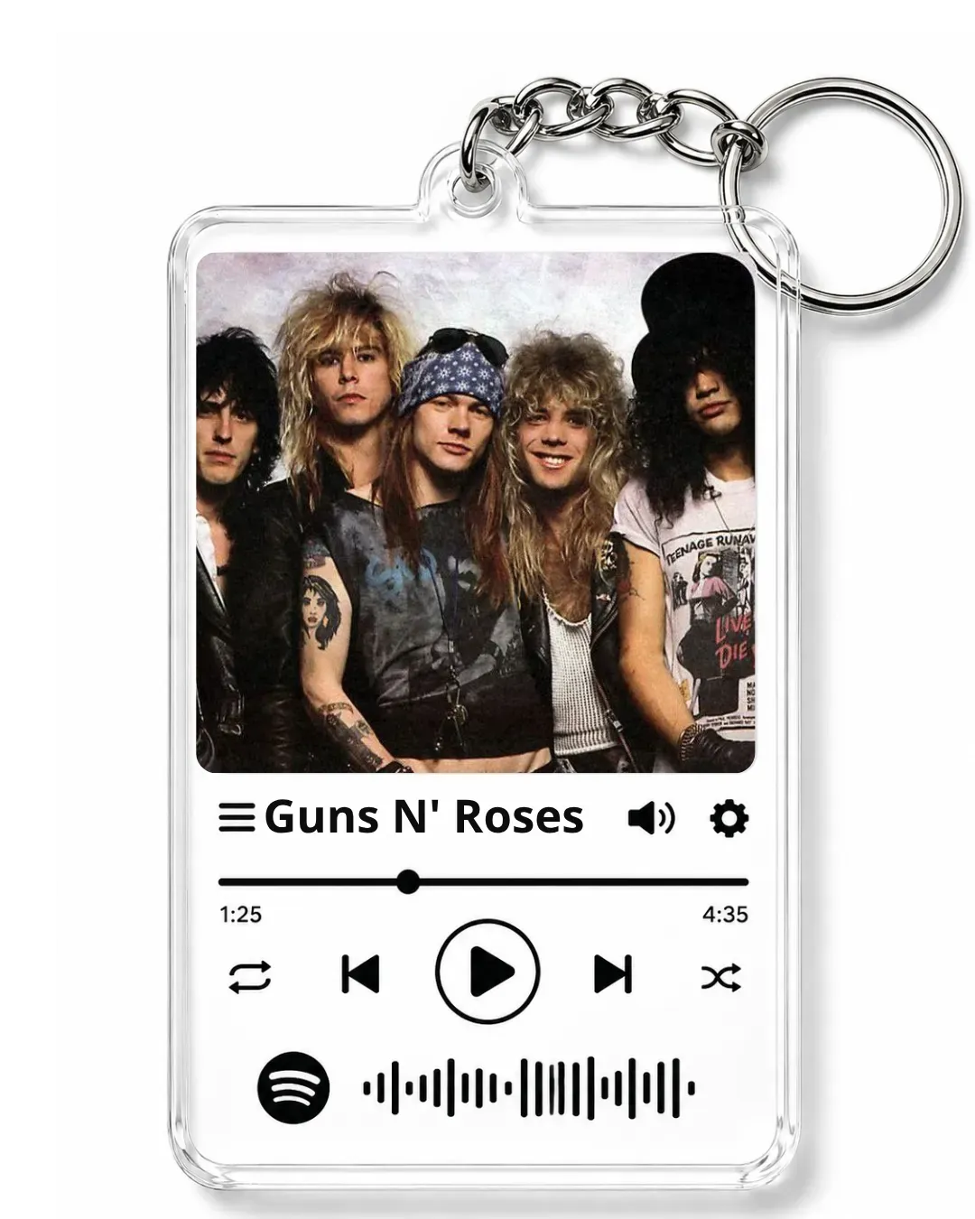 llavero guns and roses