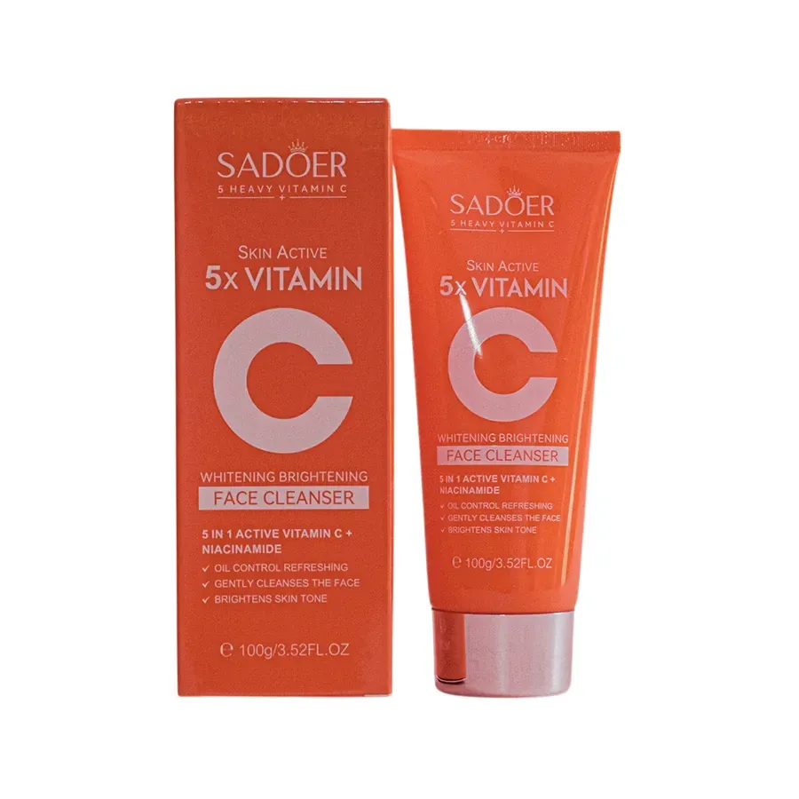 Limpiador facial vitamina C y niacinamida