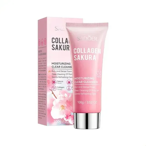 Limpiador facial Hidratante Sadoer Collagen Sakura