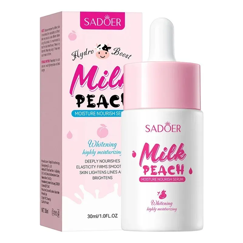 Esencia Hidratante Y Nutritiva Leche Y Melocotón Sadoer
