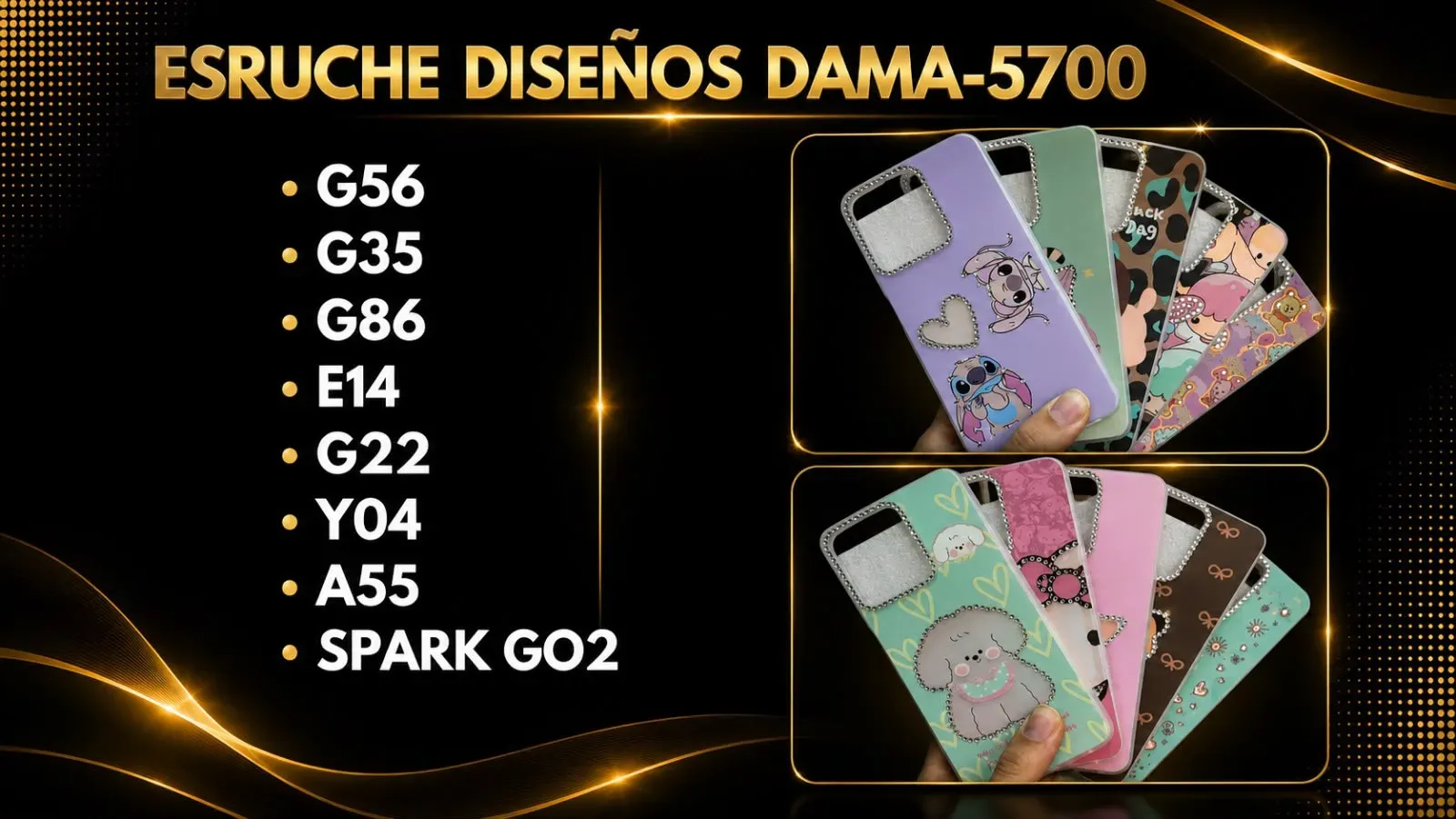 Estuches diseño lujo dama