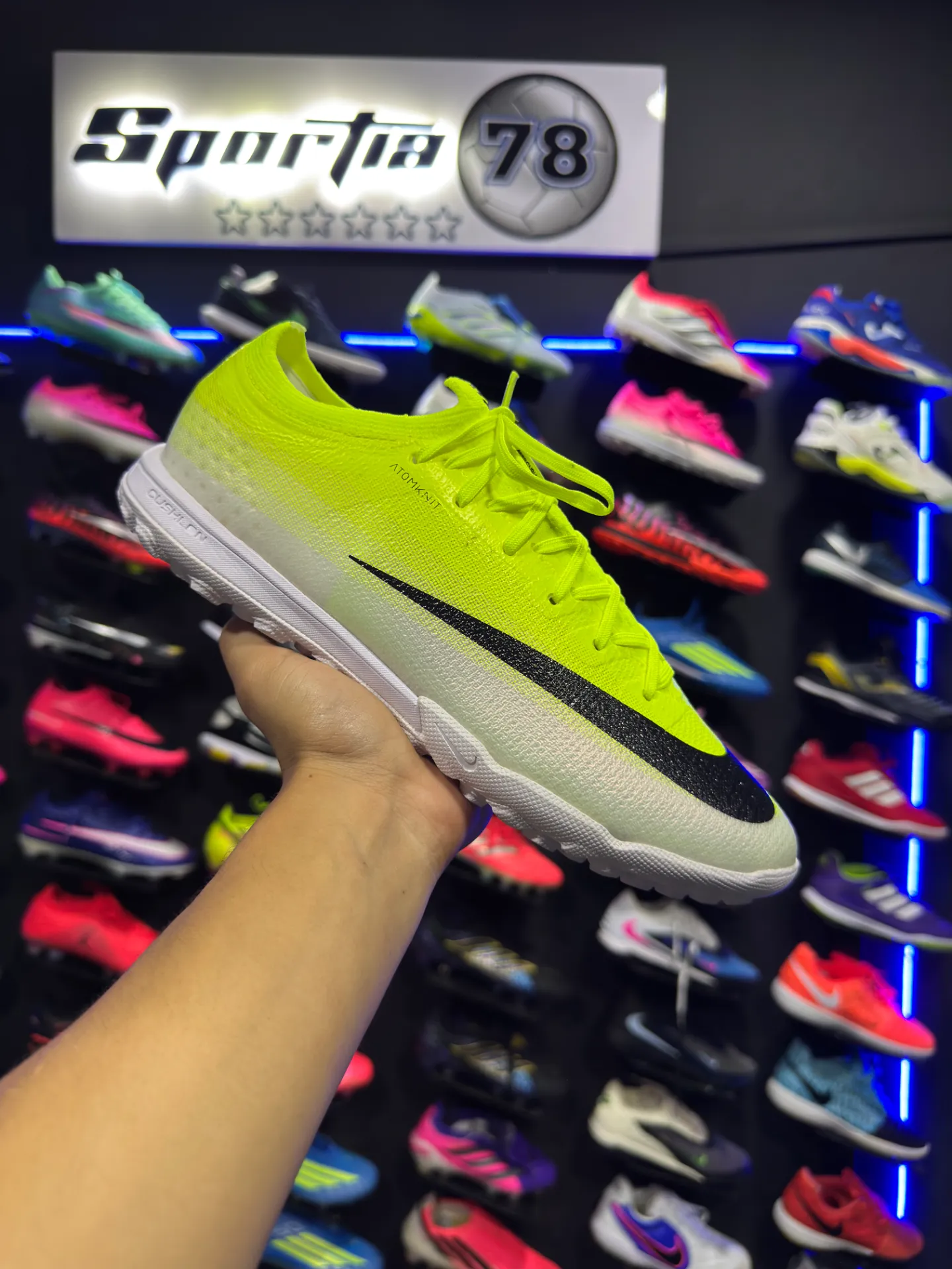Mercurial Vapor 17 TF / Verde fosforescente