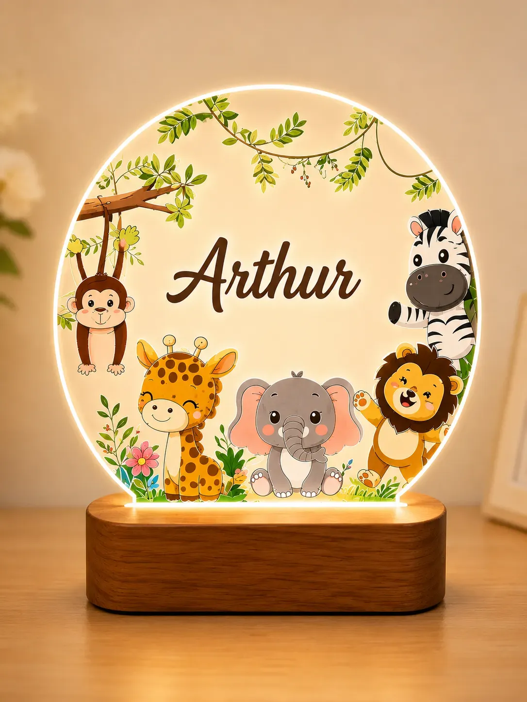 lampara personalizada niños
