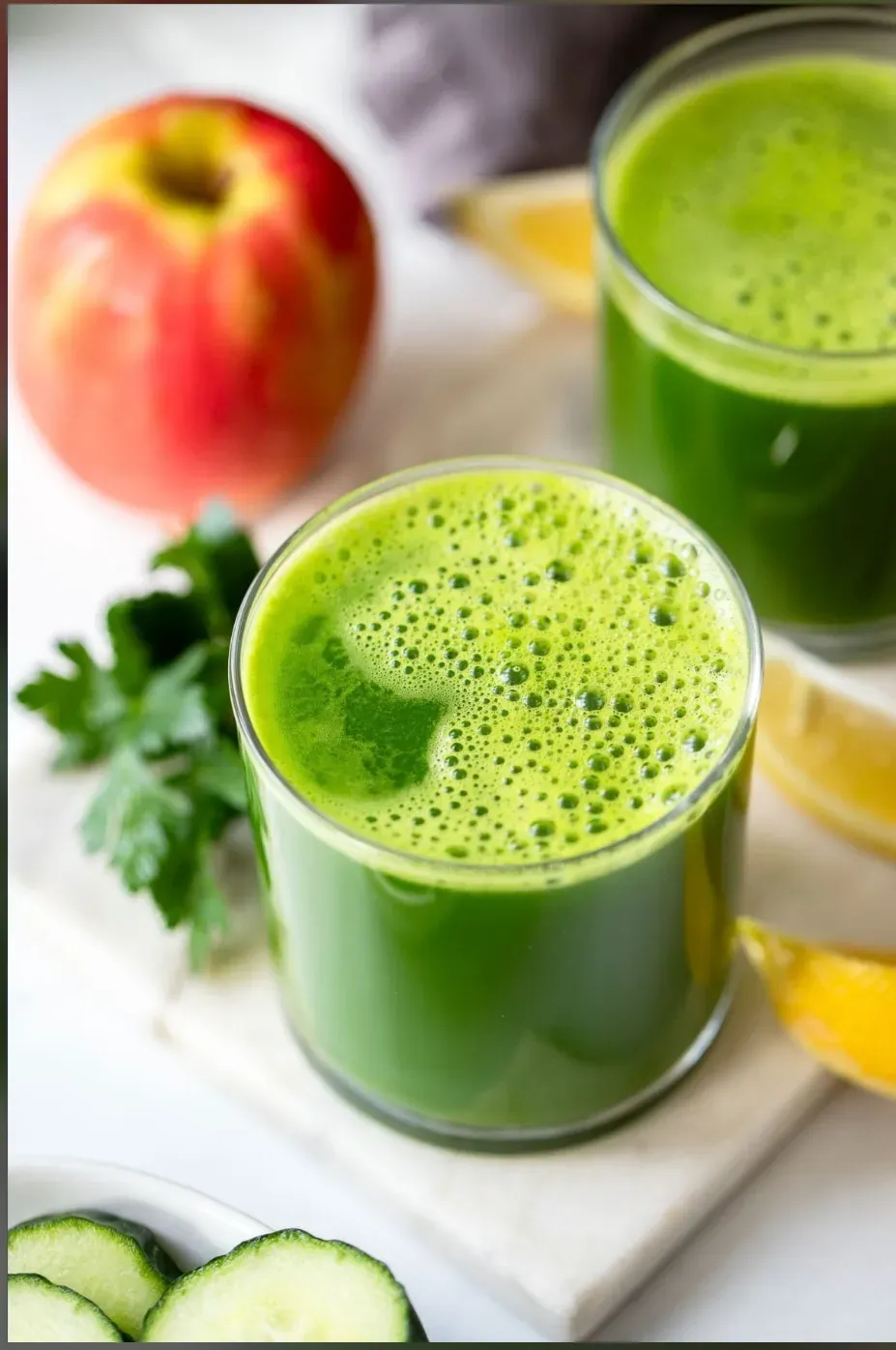 Jugo energético verde