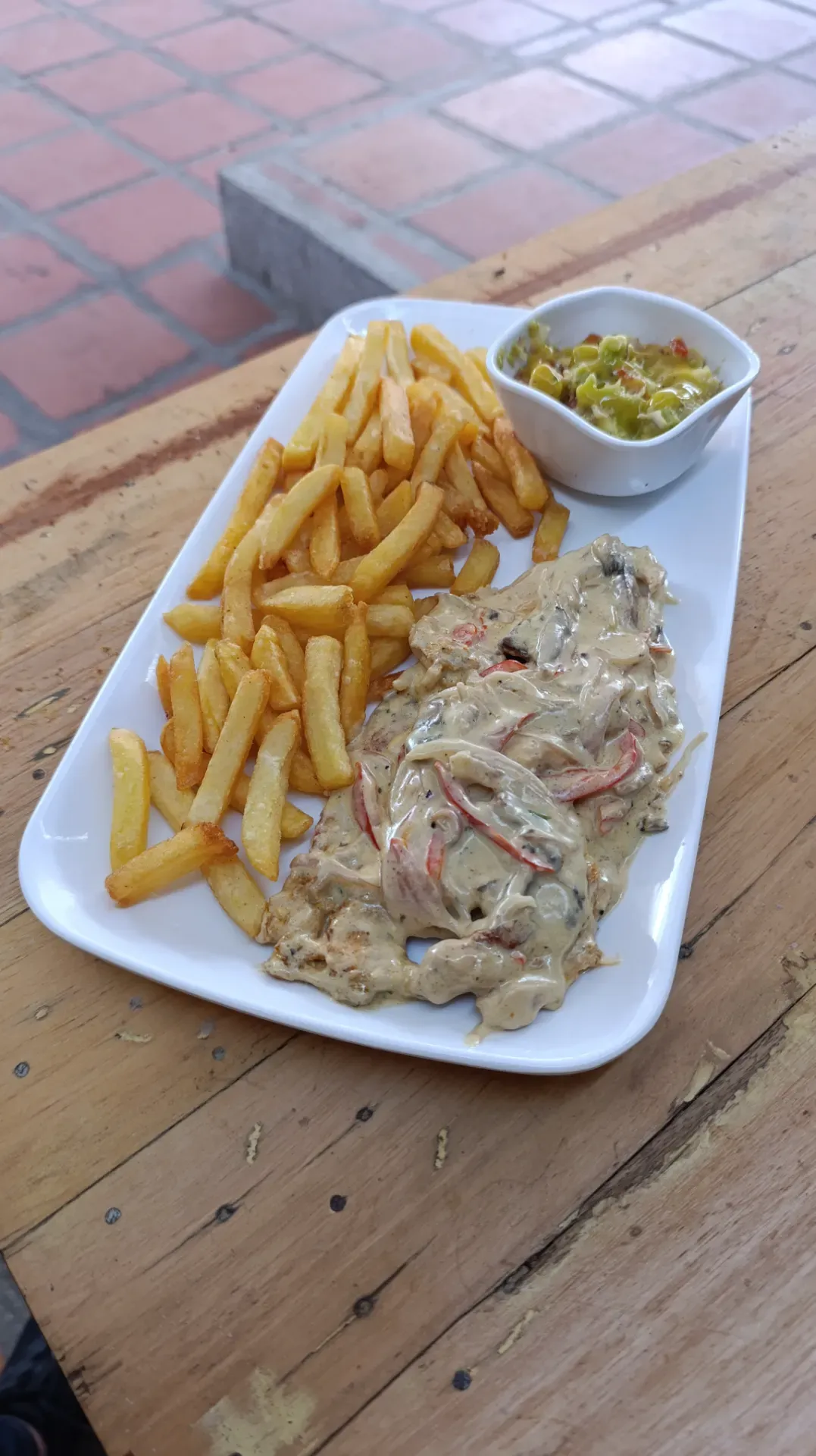 PECHUGA EN SALSA DE CHAMPIÑONES