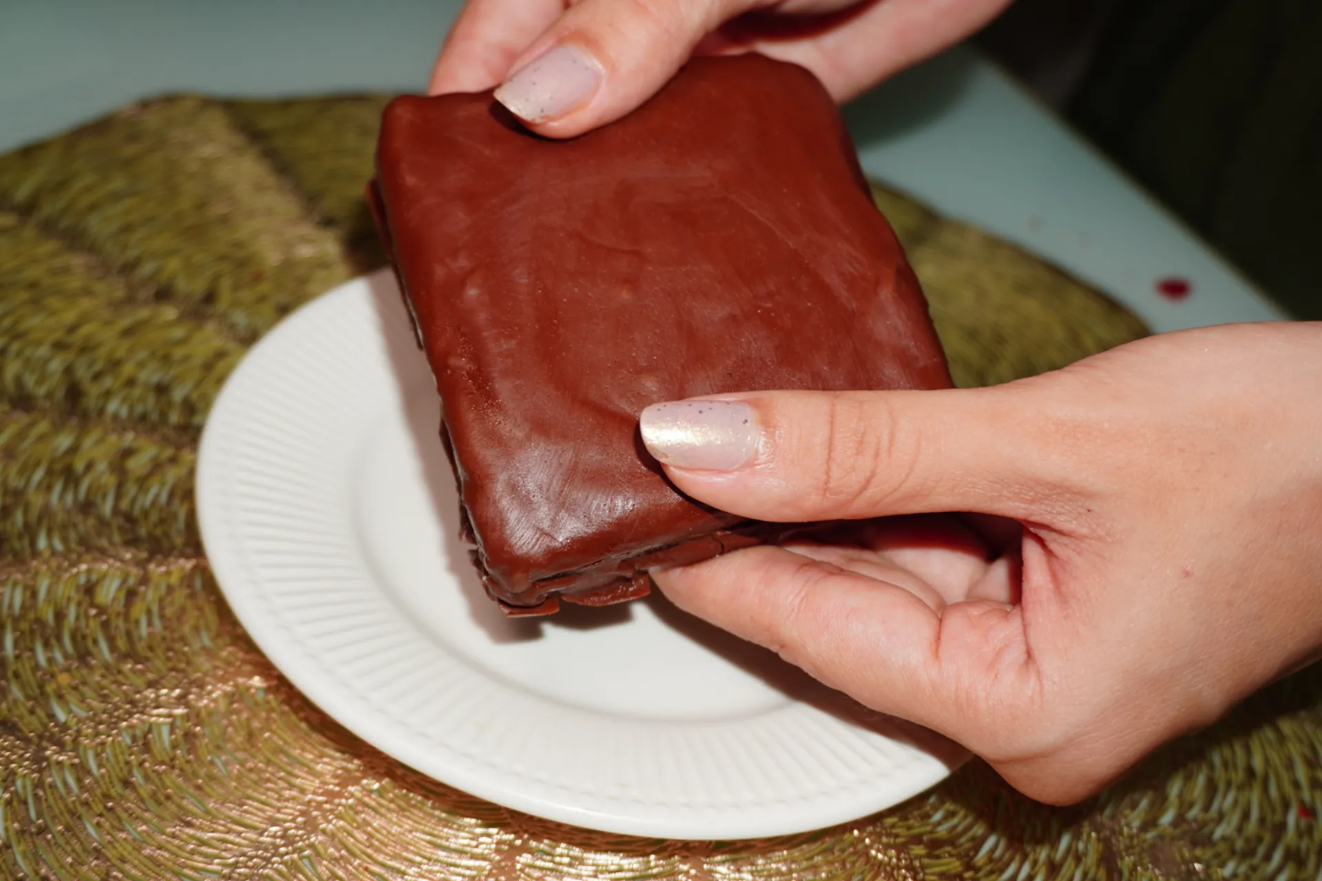 Brownie tradicional sin relleno