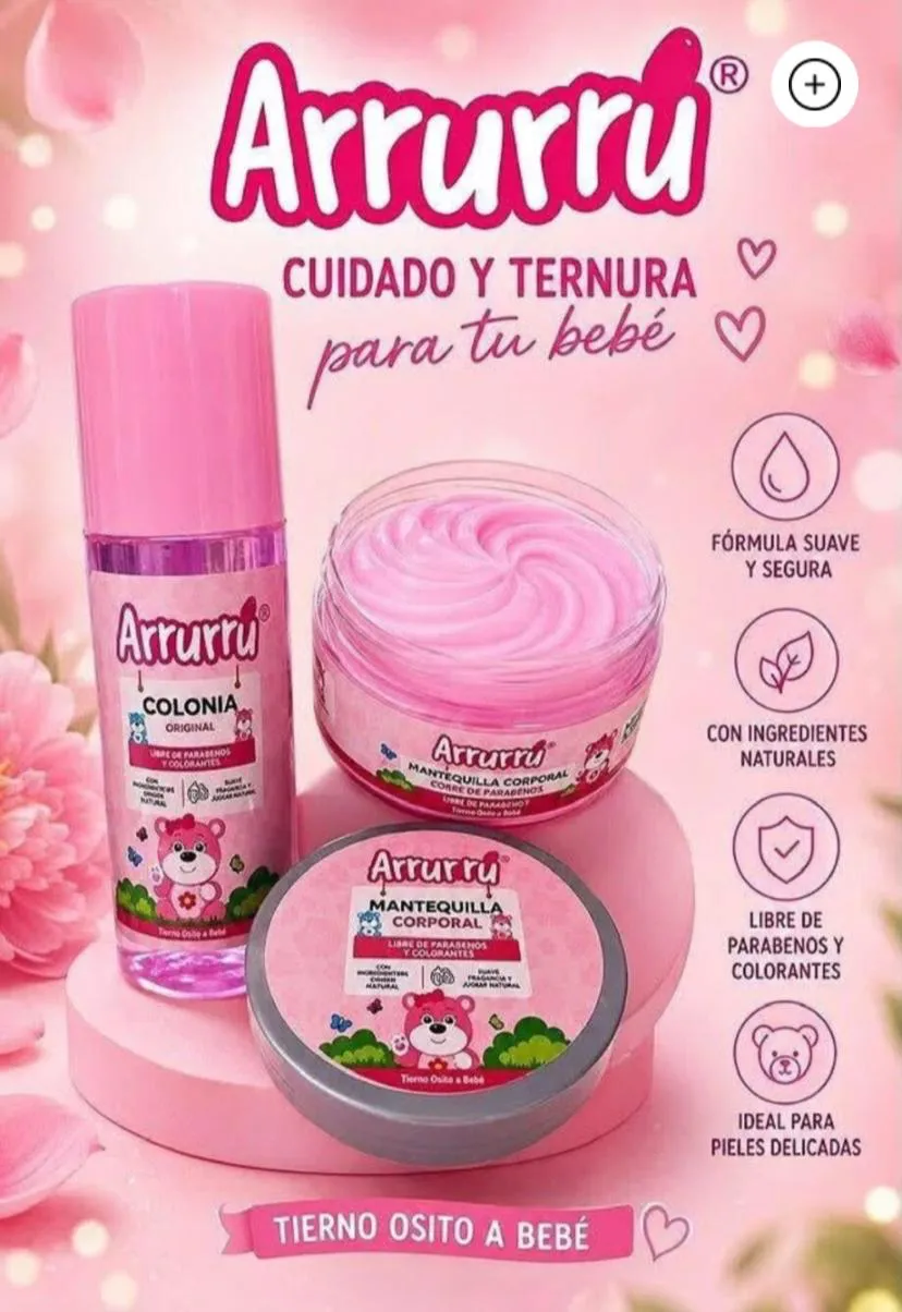 Colonia & mantequilla Arruru x 250ml