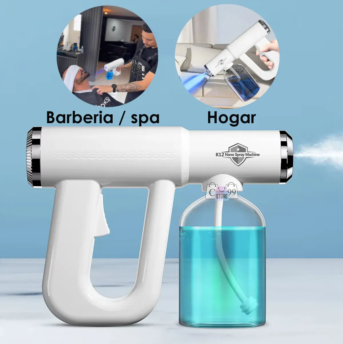 Pistola Pulverizador De Barberia Y Spa