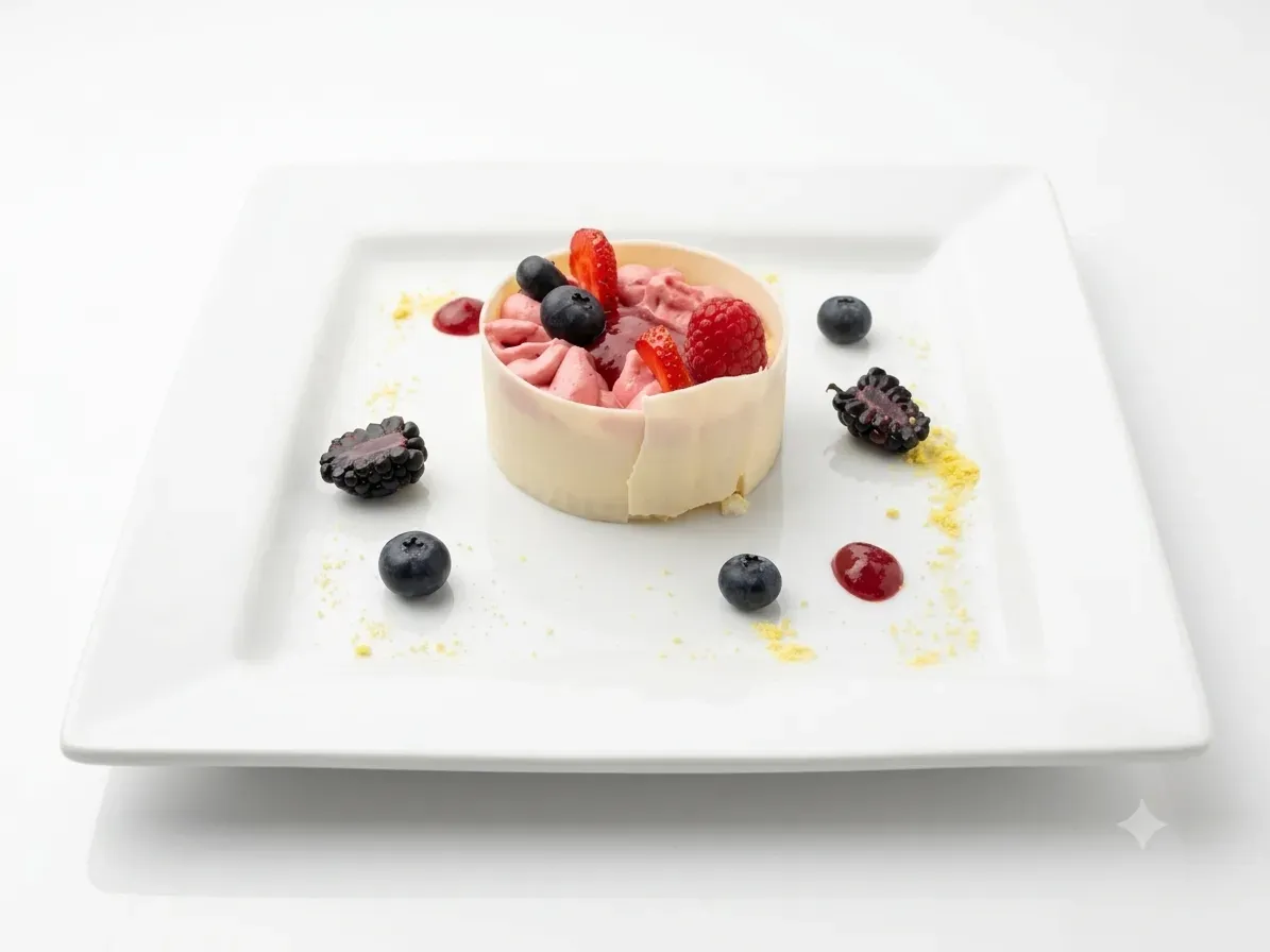 TARTA DE QUESO CON FRUTOS ROJOS