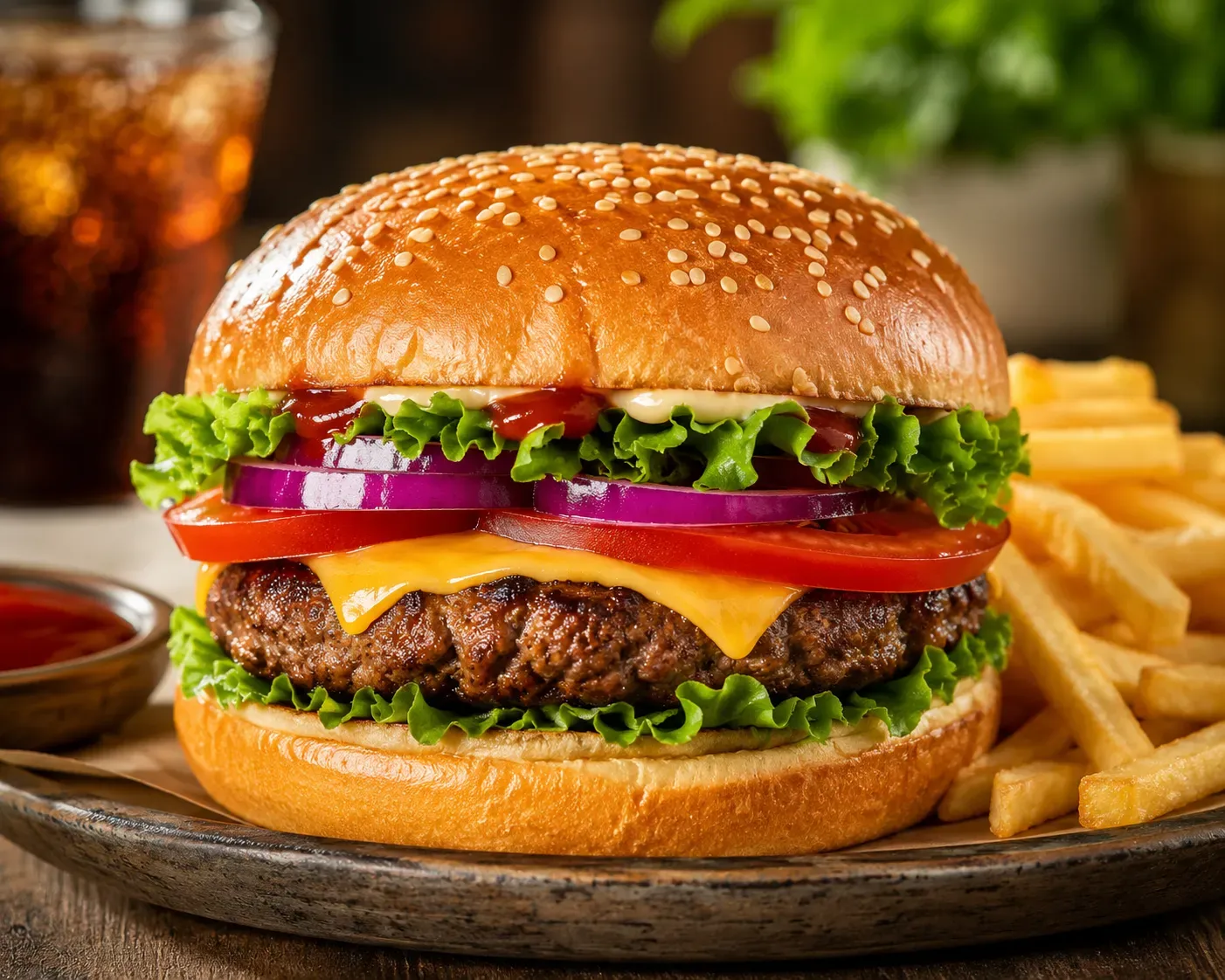 HAMBURGUESA CLASICA