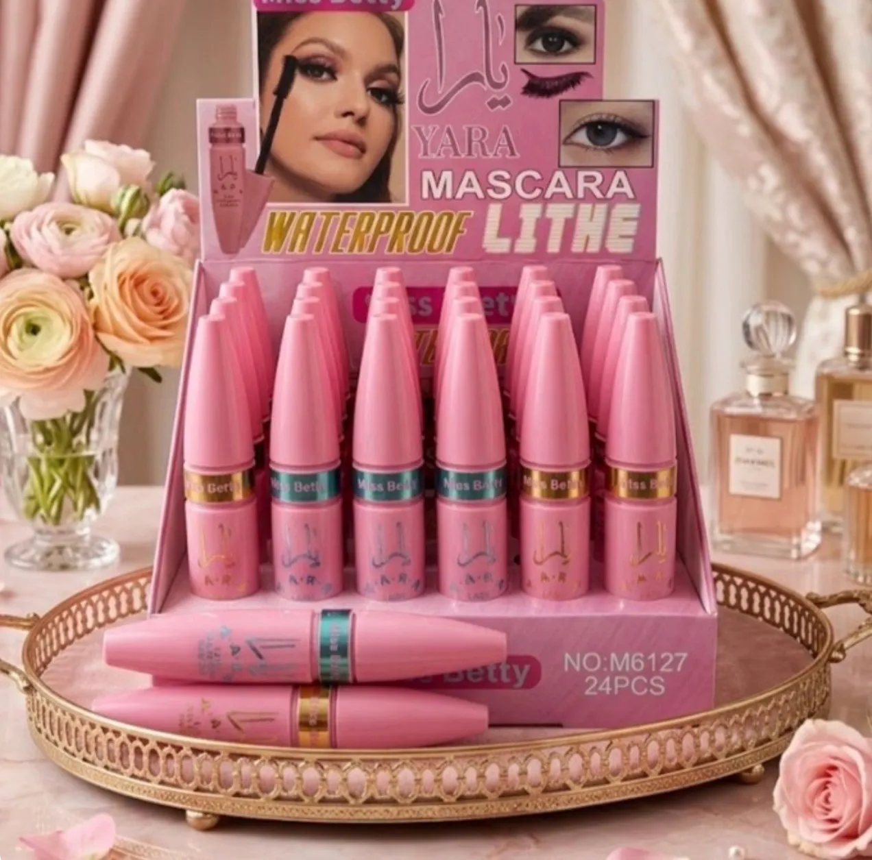 Máscara de pestañas yara box 24 piezas