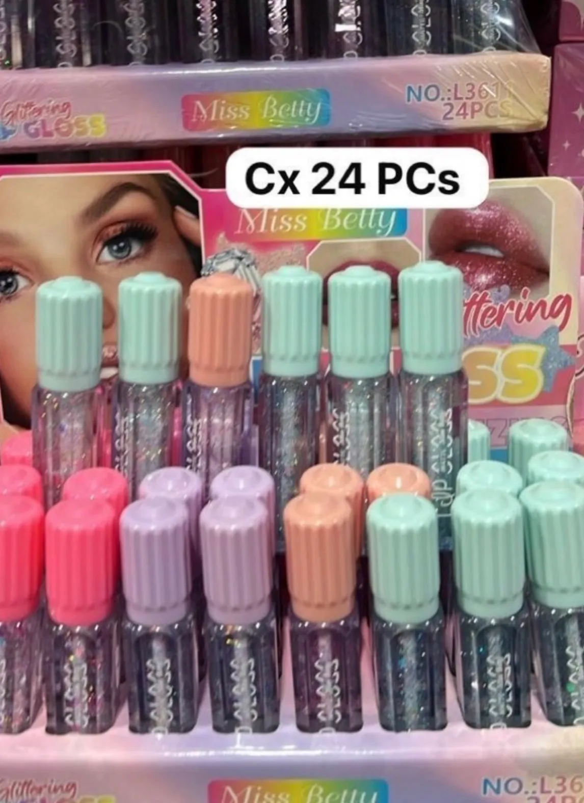 Gloss con brillo Barbie box con 24 piezas