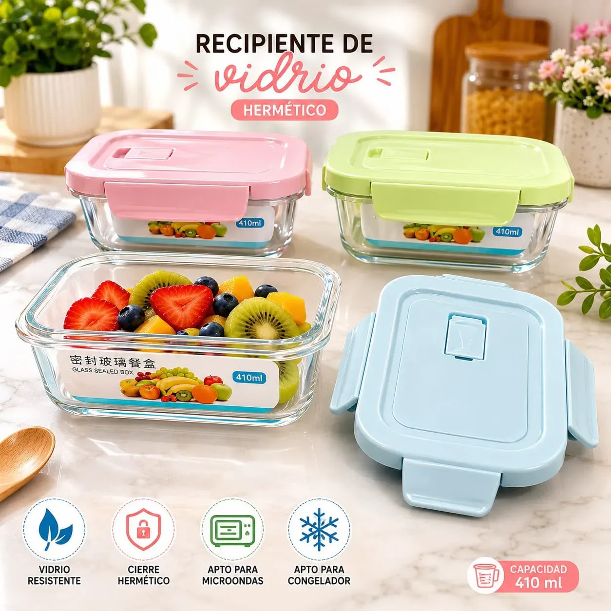 REFRACTARIA DE VIDRIO 410ml