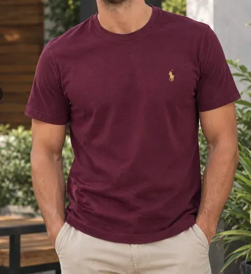 CAMISETA VINOTINTO DE CABALLERO
