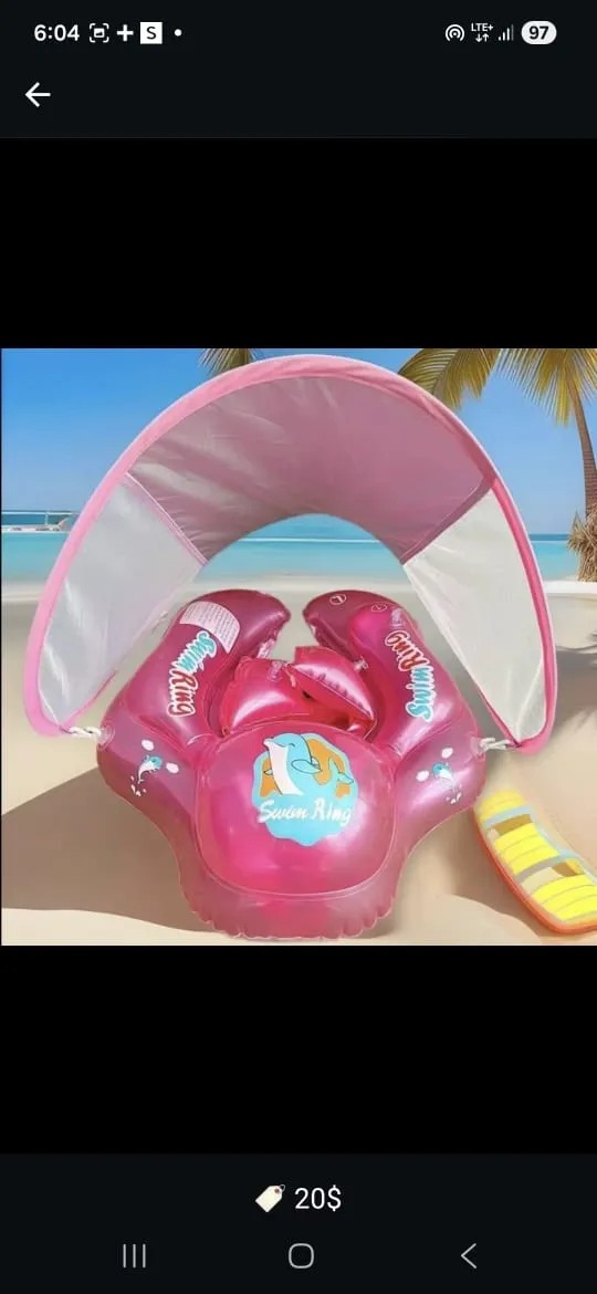 Inflable cómodo que tapa el sol para tu bebé