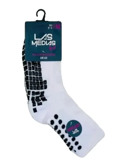 Medias cortas blancas antideslizantes
