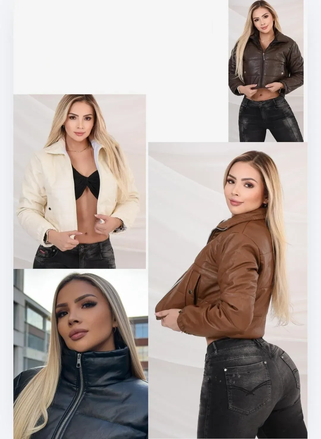 Chaqueta cuerina