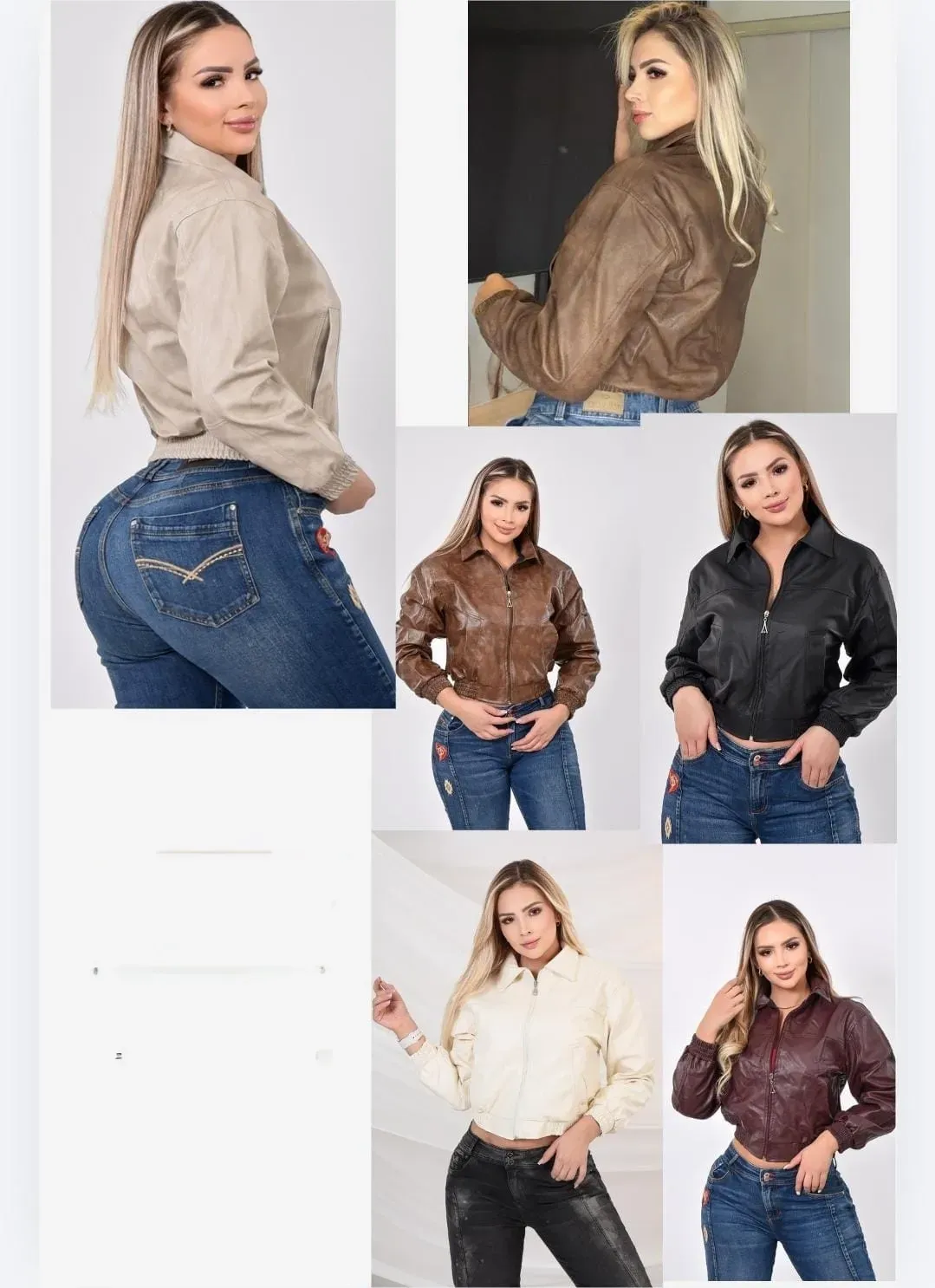 Chaquetas cuerina