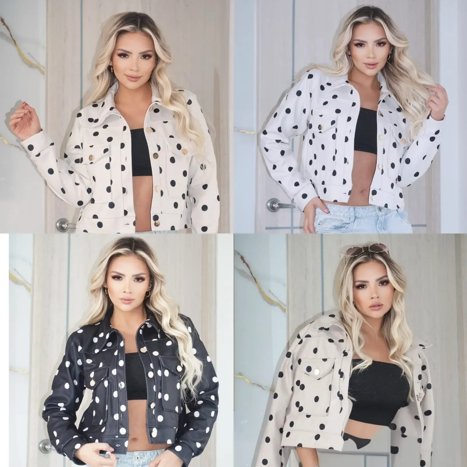 Chaqueta paño pepas