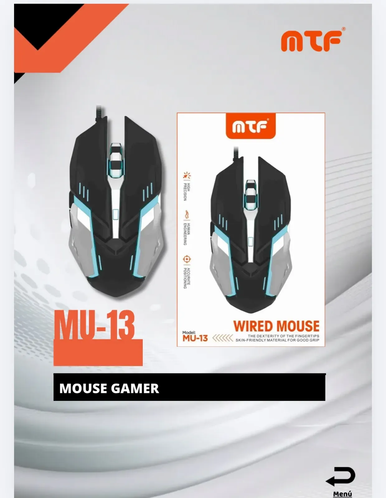 MAUSE GAMER MU-13