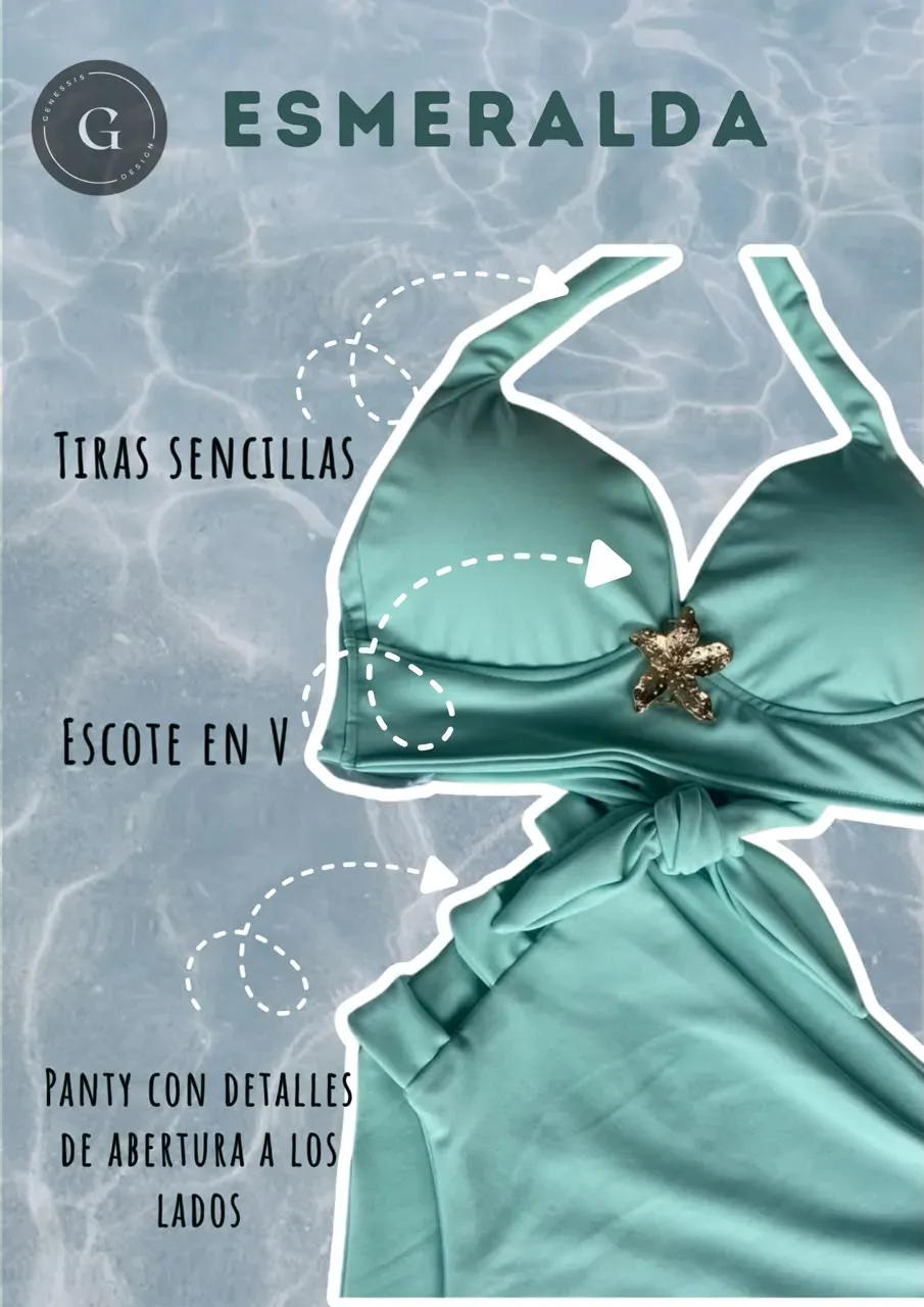 TRAJE DE BAÑO ESMERALDA
