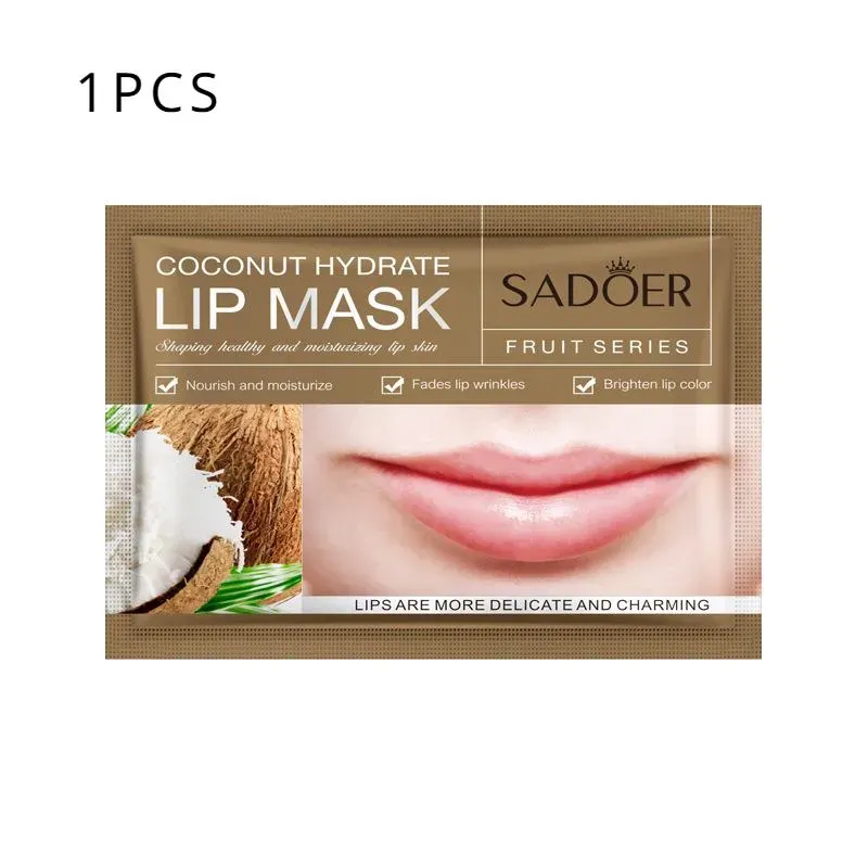 Mascarilla de Hidrogel para Labios con Coco