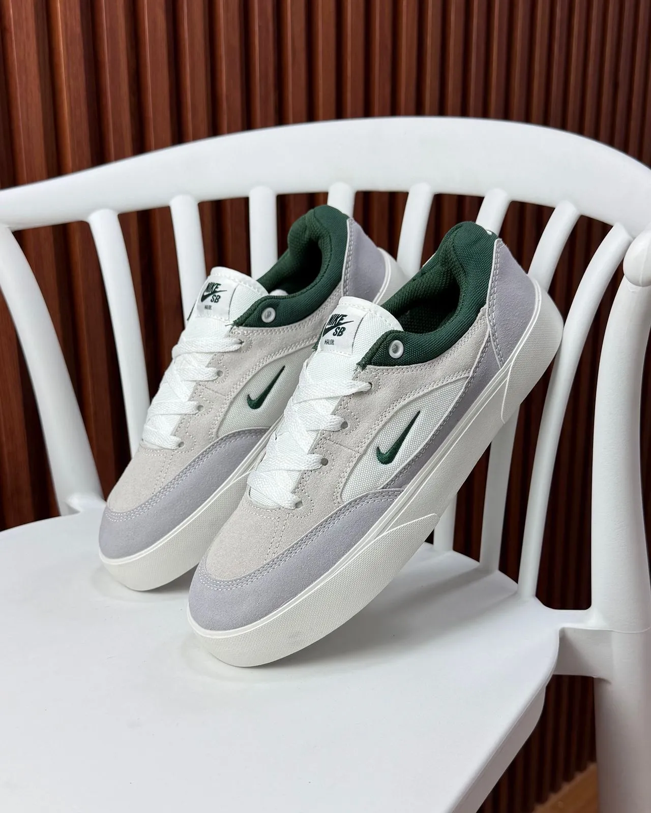 NIKE SB MALOR GRIS VERDE