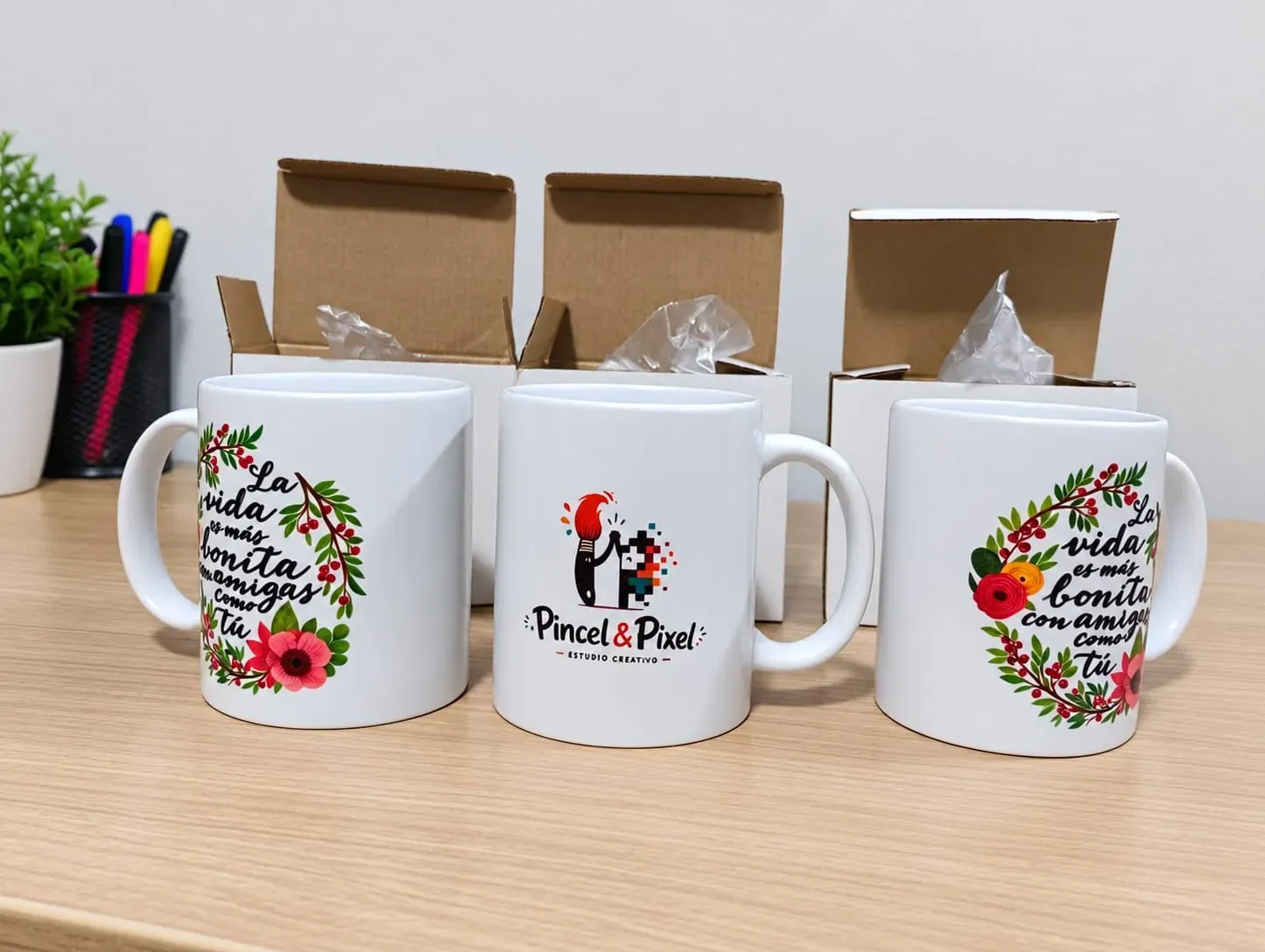 Mugs personalizados