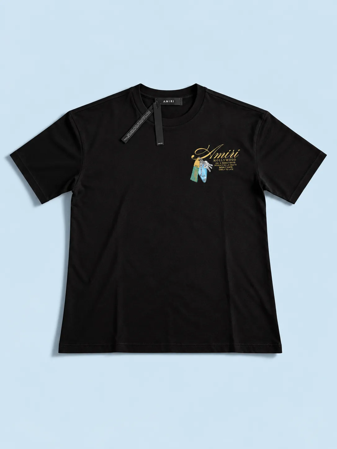AMIRI Hollywood Tee — Black