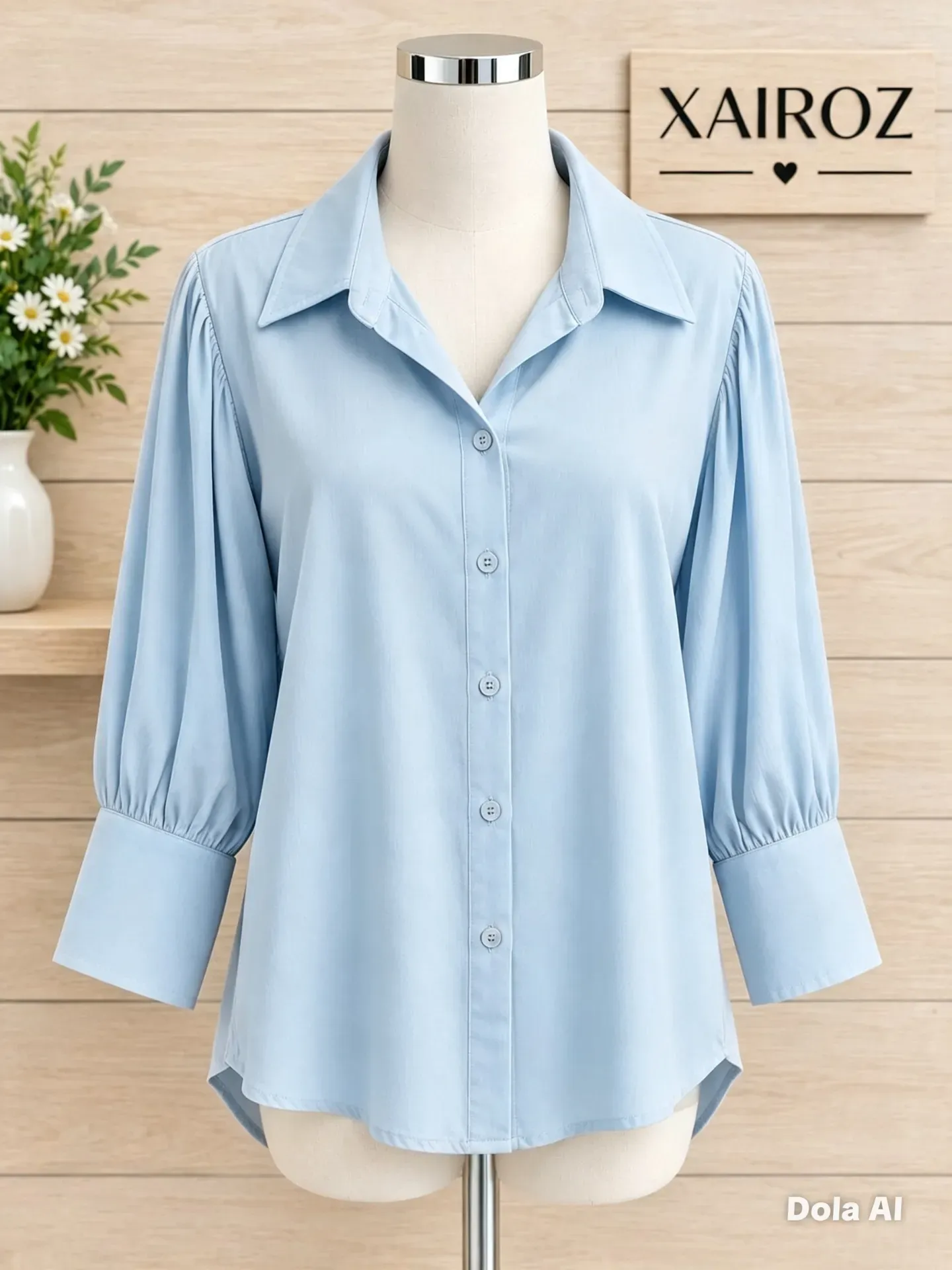 Camisa Manga Bombacha