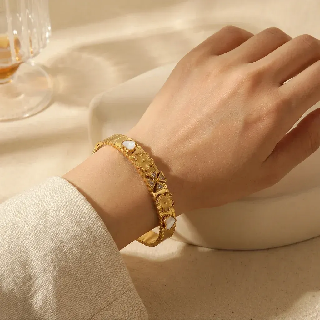 BRAZALETE ZARA FLORA EDGE