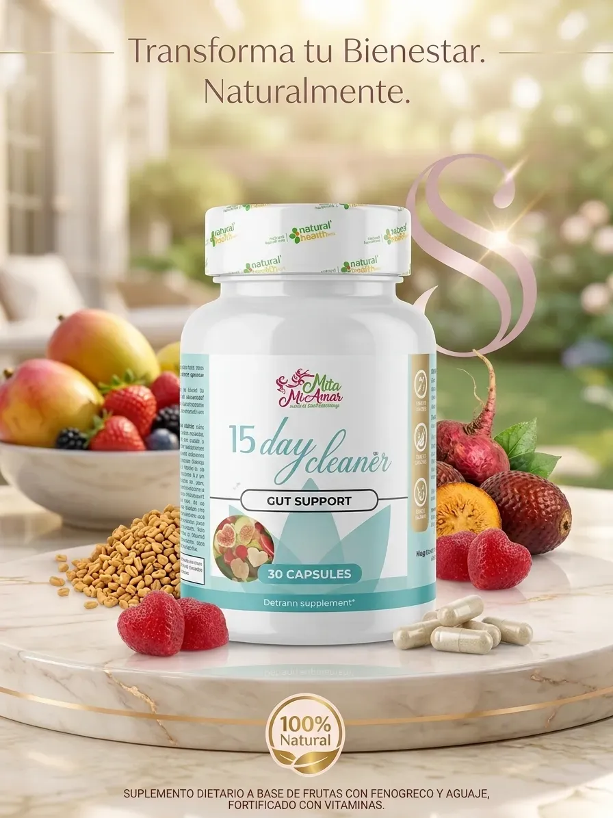 Mita Mi Amar 15 Day Cleaner Gut Support 30 Capsules - 100% Natural