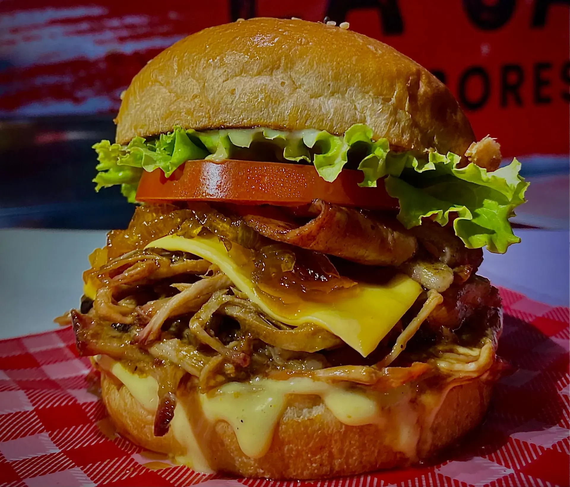 hamburguesa rettro