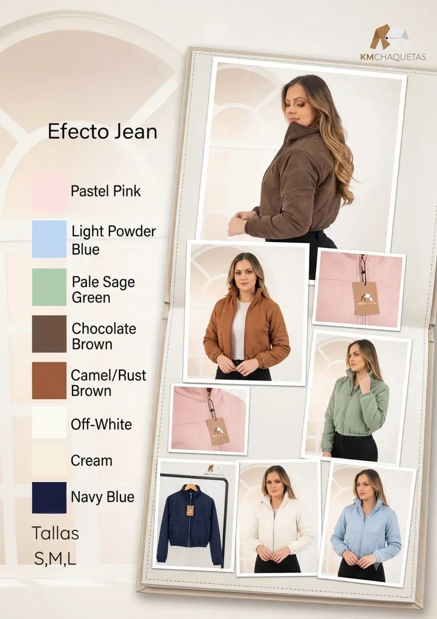 Chaqueta Efecto Jean