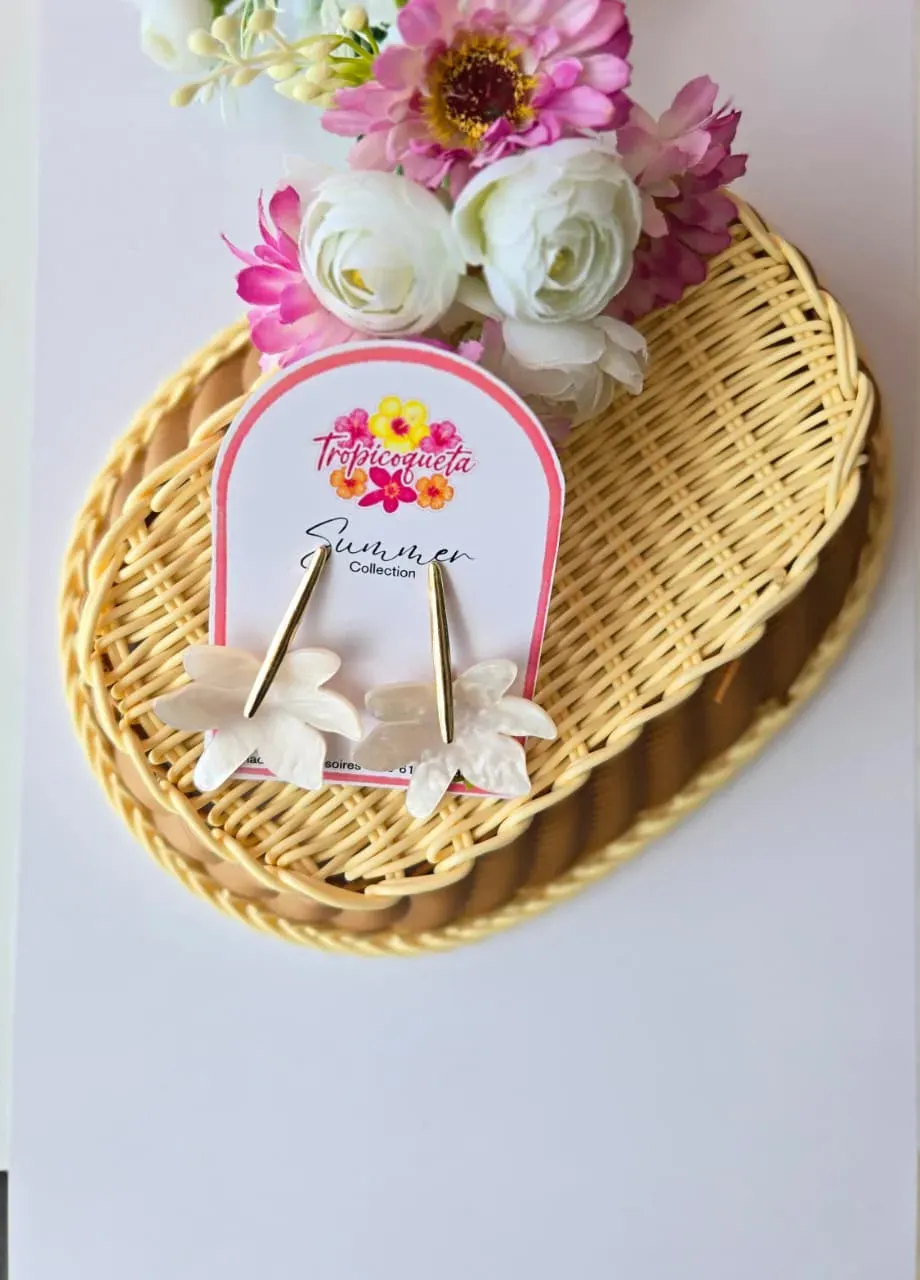 Aretes Luxury flor