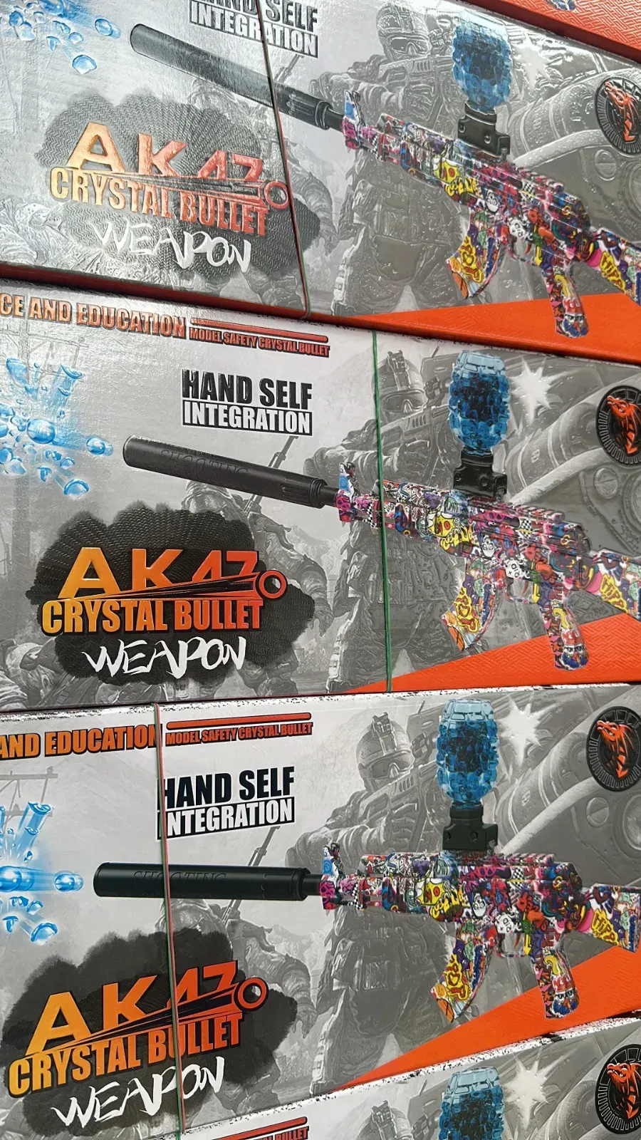 Pistola de Hidrogel ak 47 - Caja x 6 und